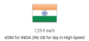 blivale_image_eSIM for INDIA (IN) GB for day in High-Speed Adatta la tua connessione al tuo viaggio in India: 3 piani su misura